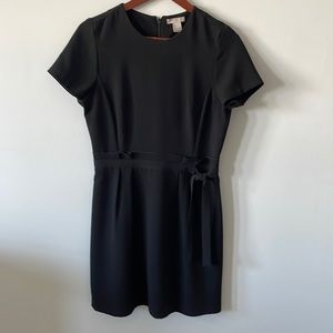 H&M black dress defined waist